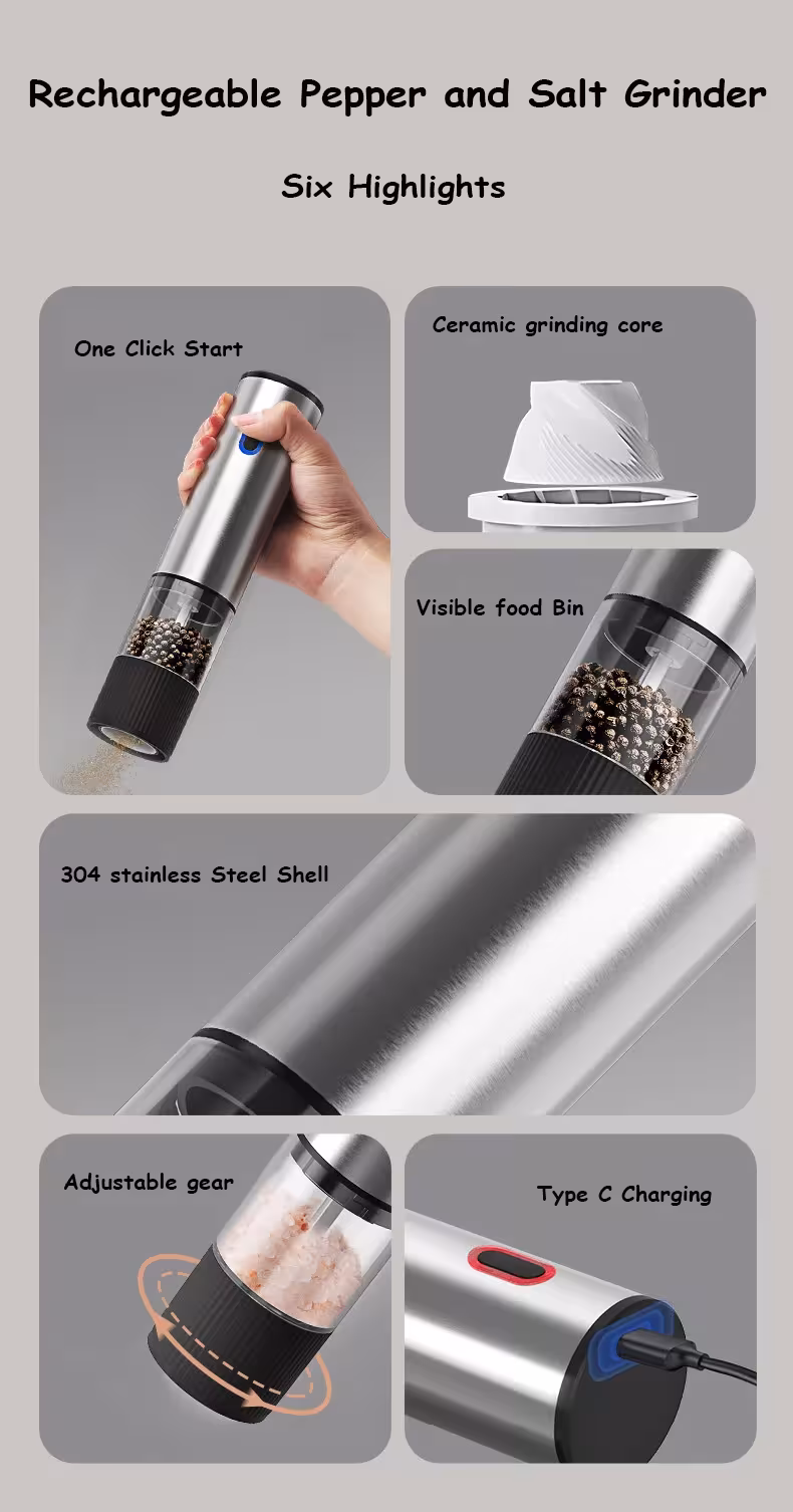 electric salt and pepper mill