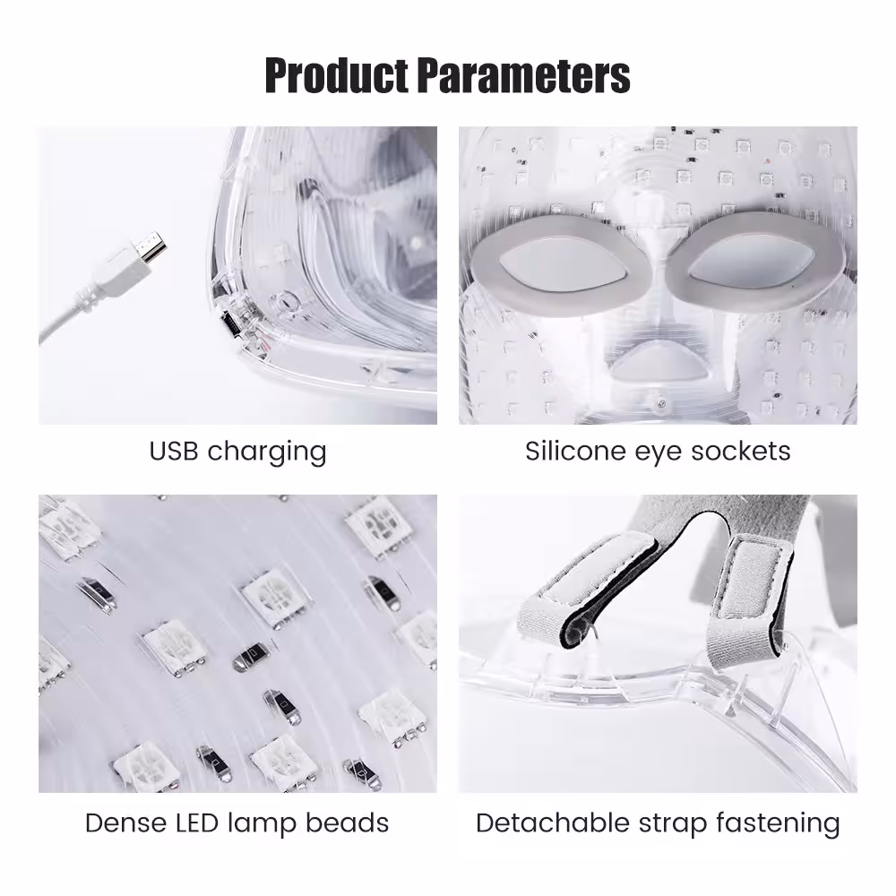 Masque facial LED