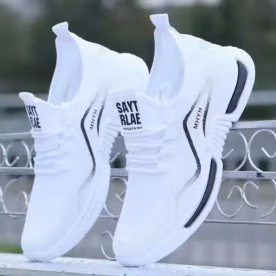 Męskie buty sportowe wsuwane lekkie oddychające do biegania i treningu