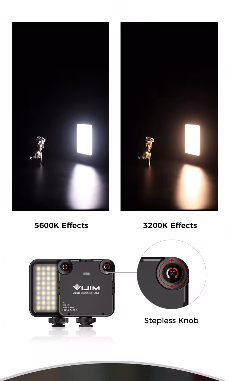 LED lumière vidéo pour caméra