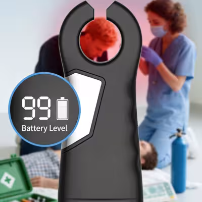 Medical venous detection system with LED infiltration and USB power
