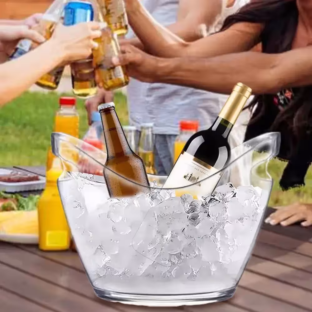 transparent ice freezer bucket