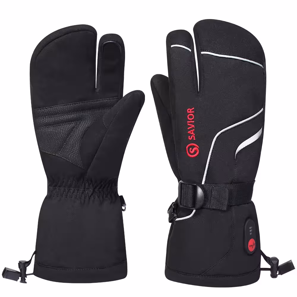 Gants chauds avec batterie rechargeable pour femmes et hommes en hiver