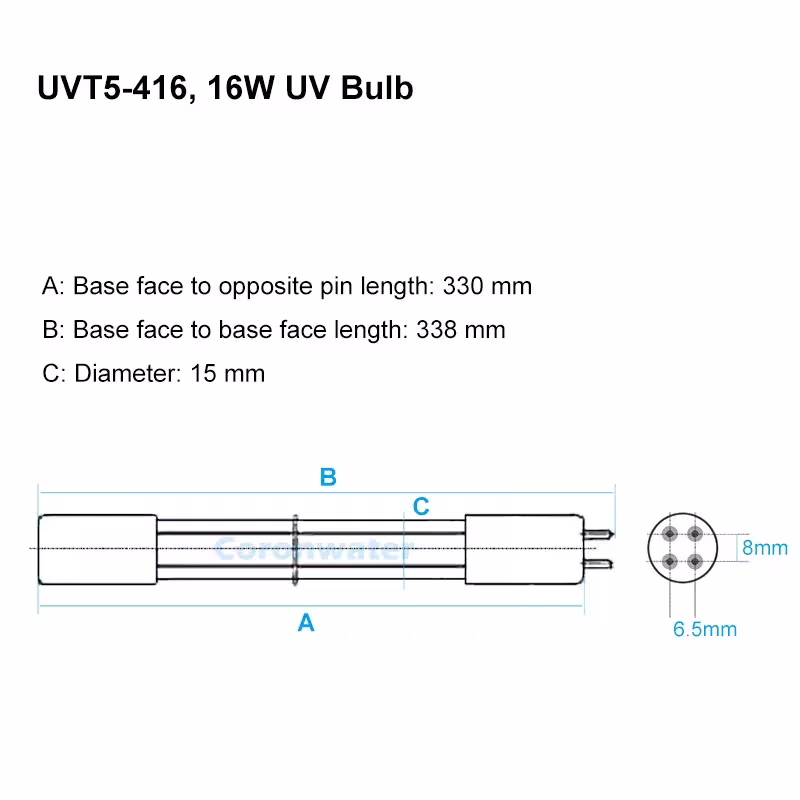 UV lamp replacement kit