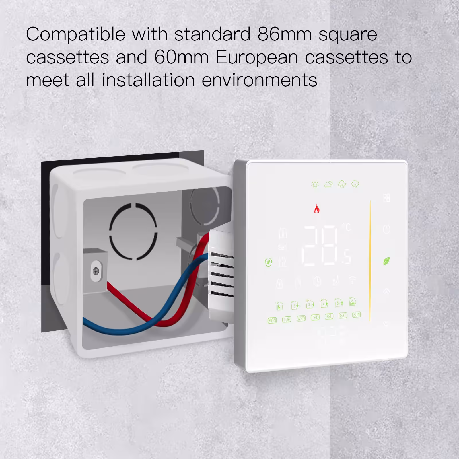 WiFi thermostat for heating