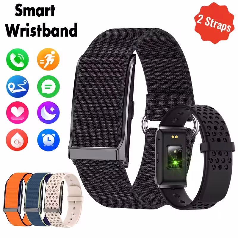 Montre intelligente pour hommes et femmes, moniteur de fréquence cardiaque et de tension artérielle