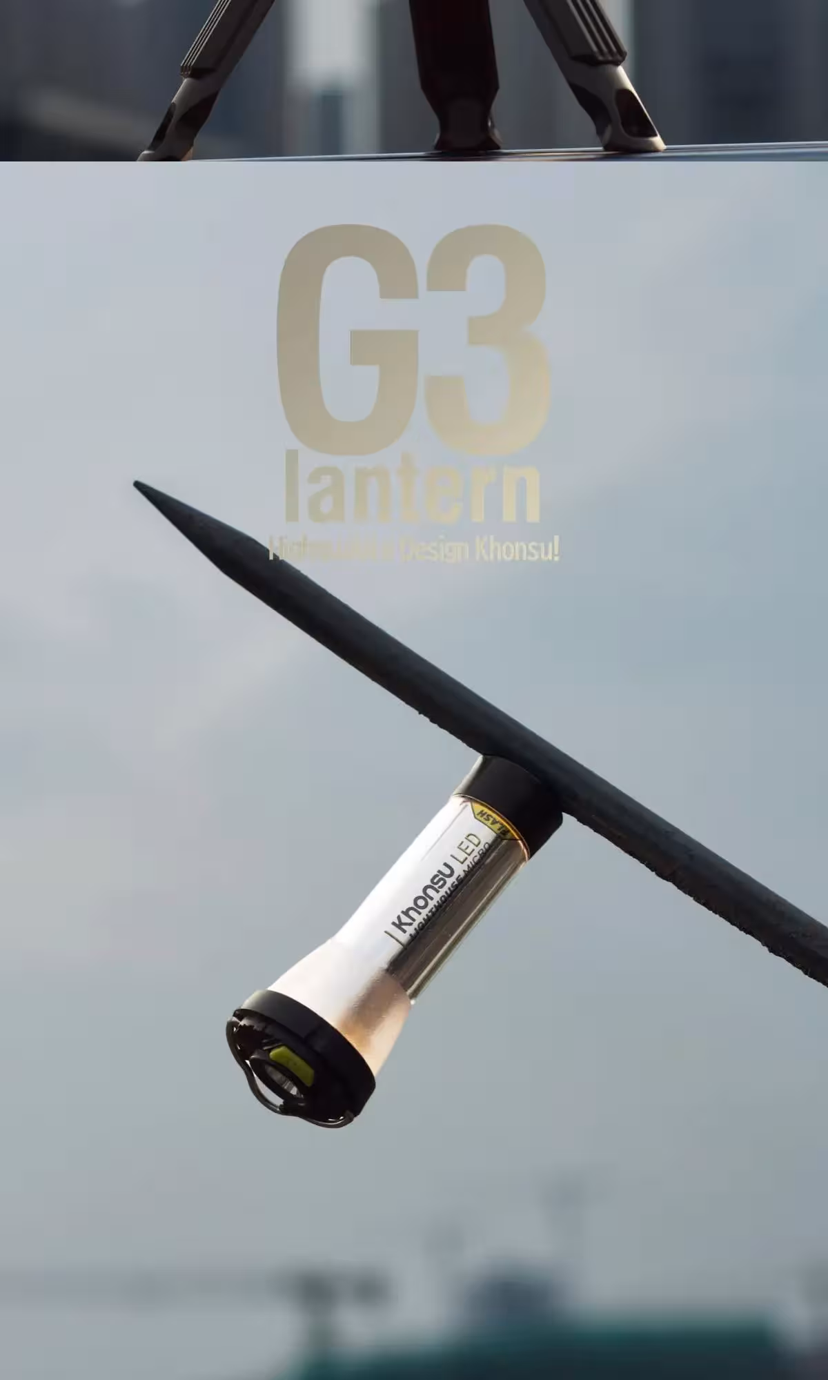 Linterna LED de pie recargable GZ de 3000mAh