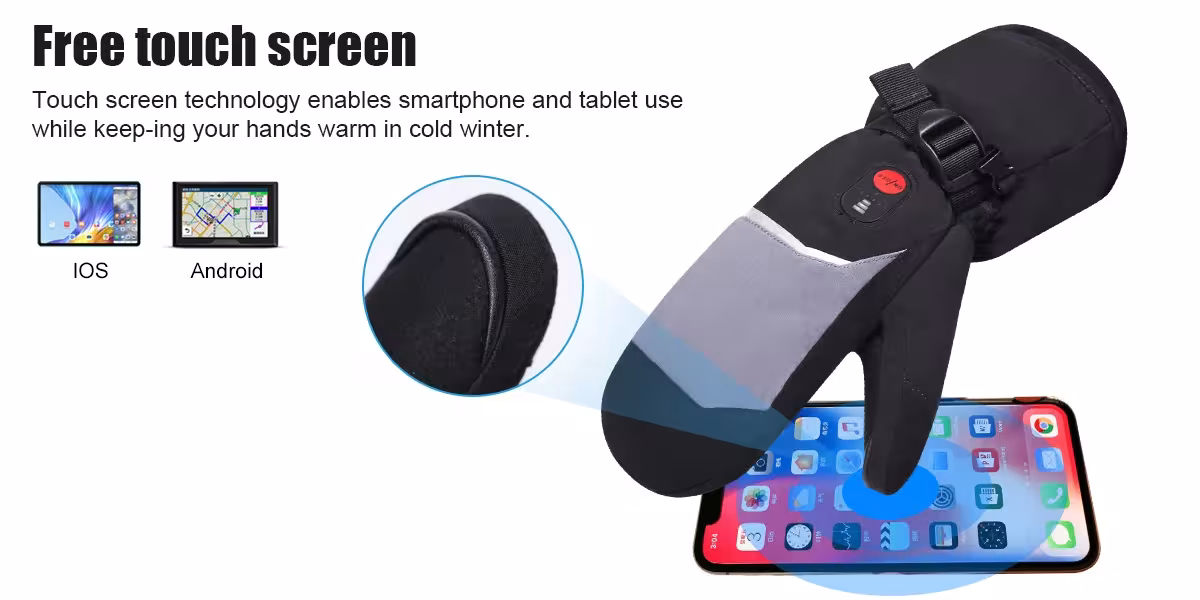 heated winter gloves