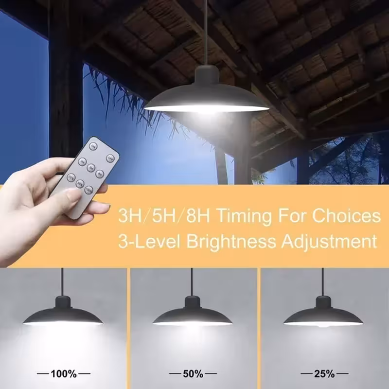 lámpara LED solar