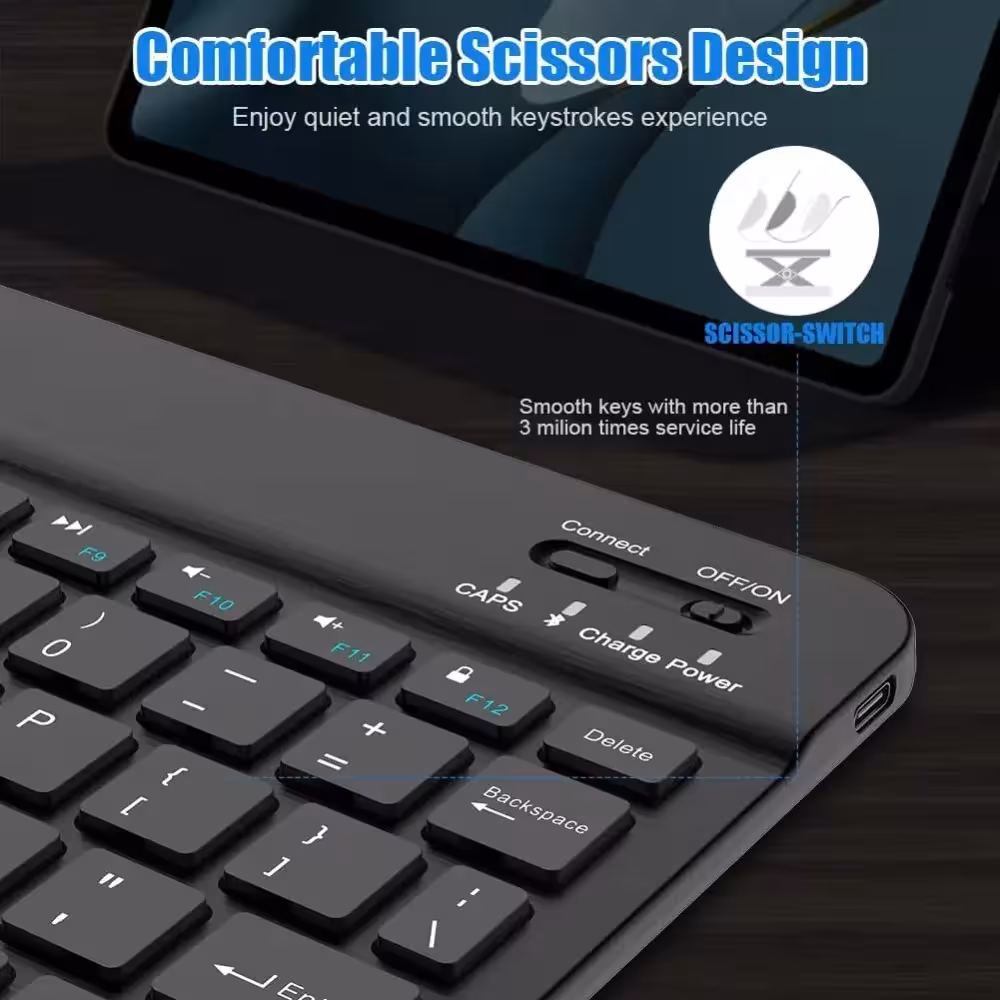 Bluetooth keyboard for tablet