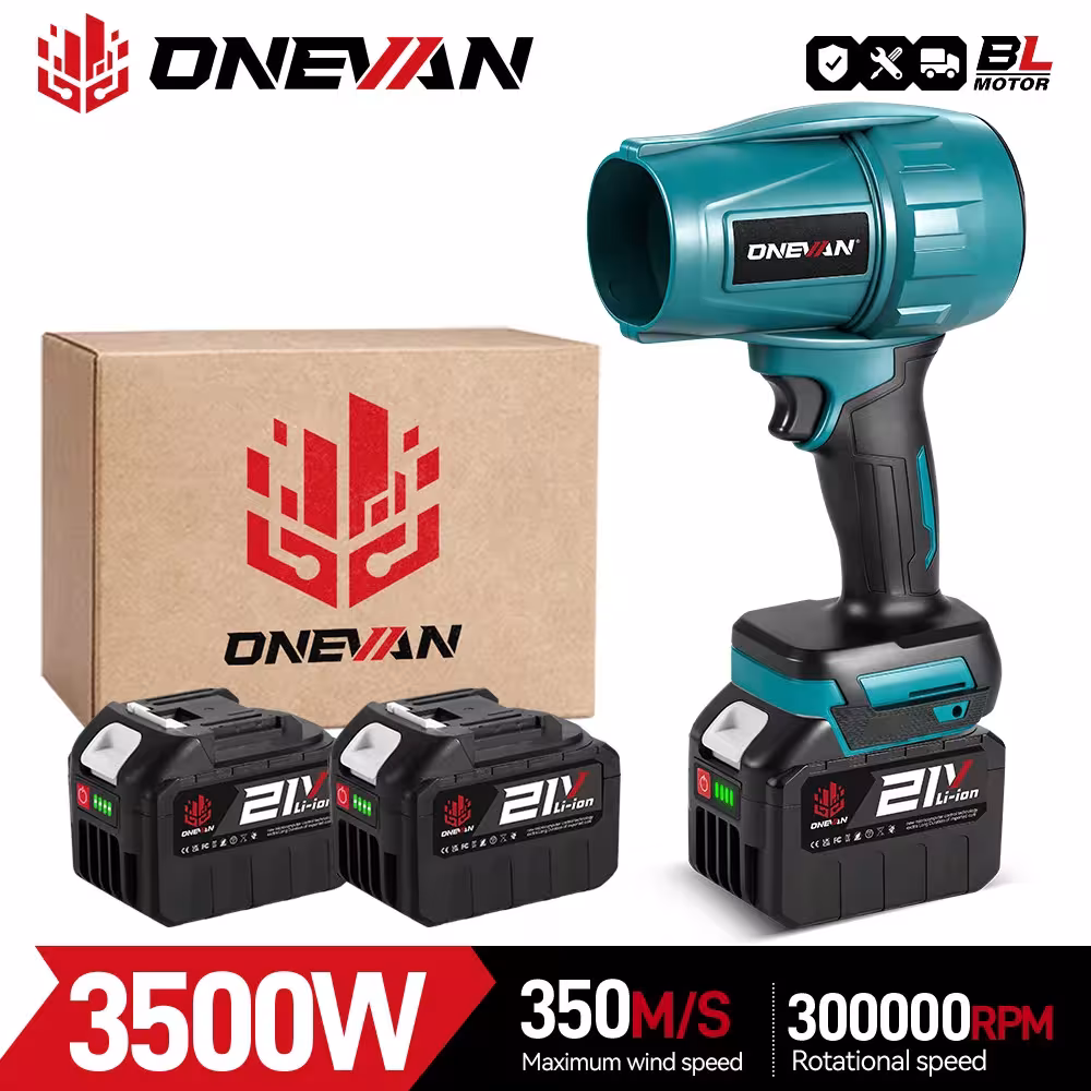 Cordless 3500W Electric Turbo Blow 350M/S Car Dryer Makita 18V