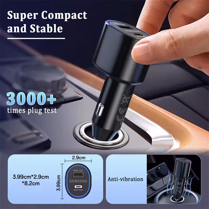 Caricabatterie per auto Samsung 45W