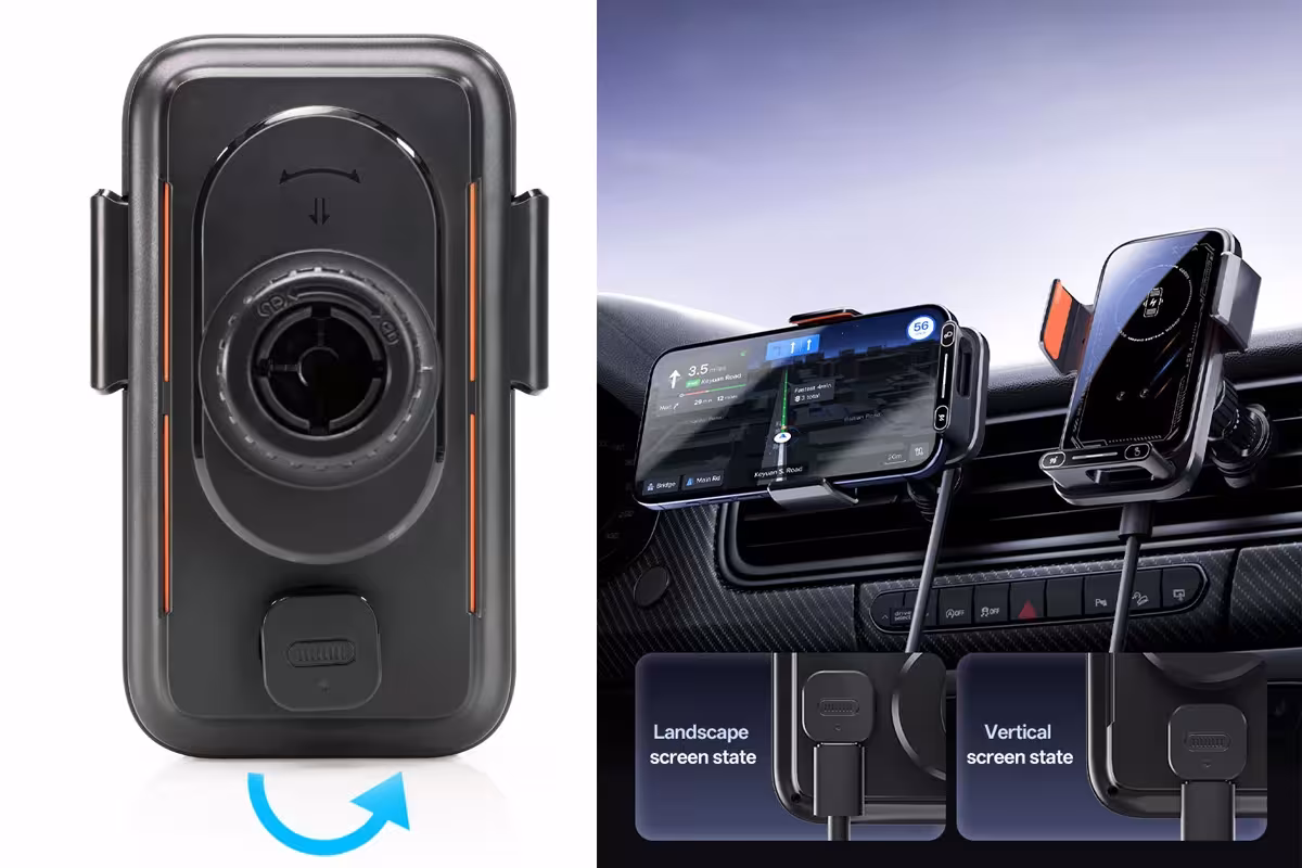 wireless car phone holder