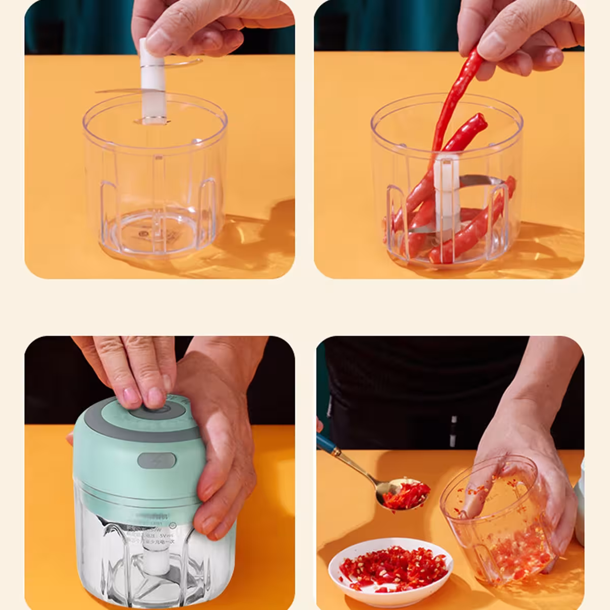 electric garlic press