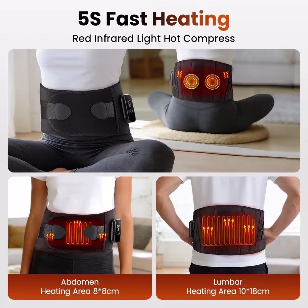 heating massage belt back
