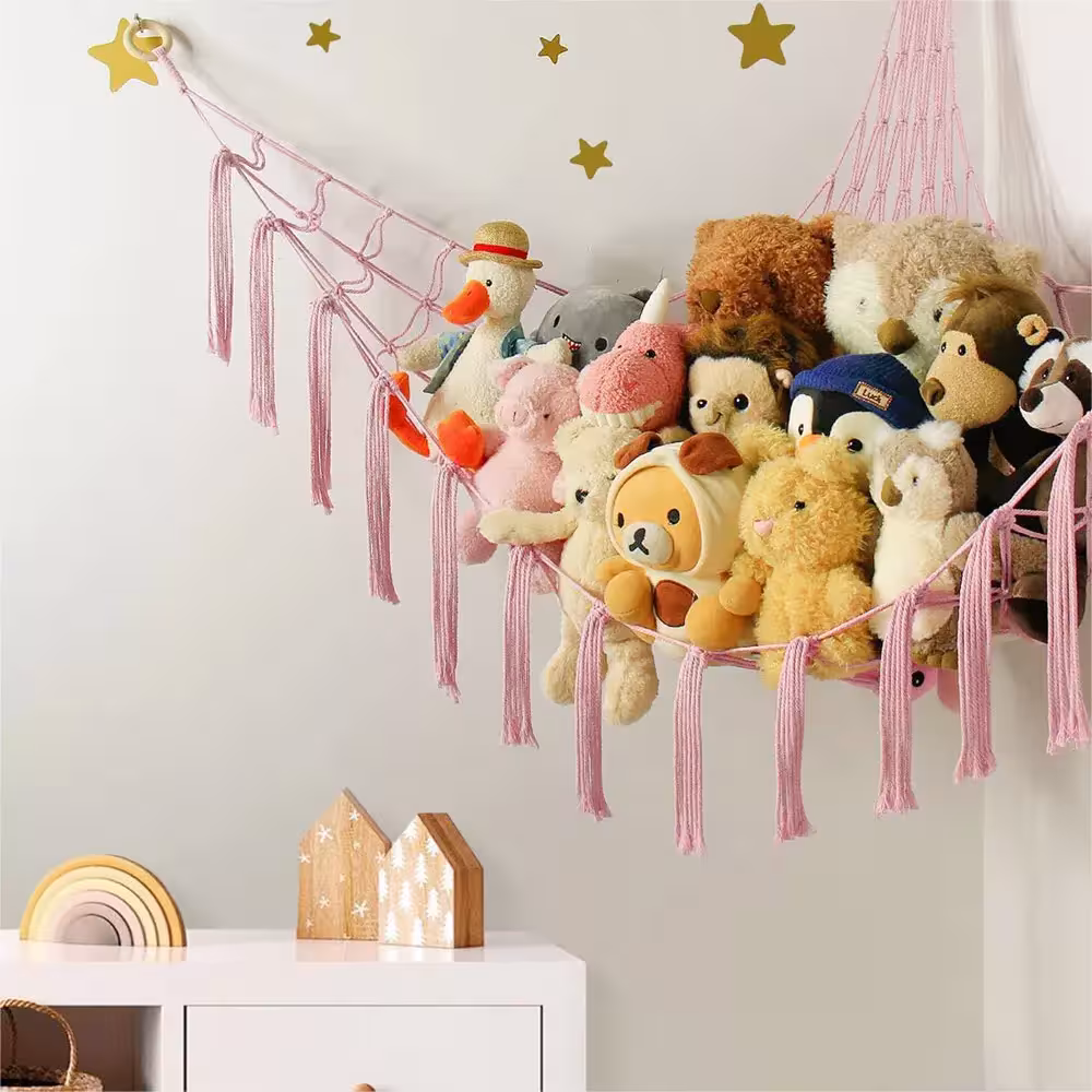 rangement suspendu pour jouets