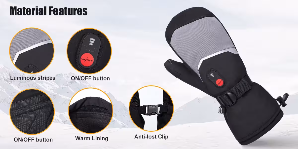 heated winter gloves
