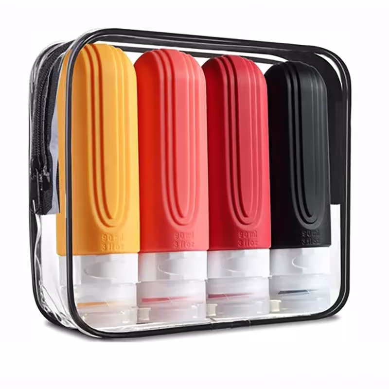 bouteille de voyage en silicone