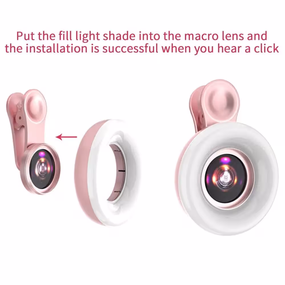 lampe annulaire LED pour téléphone portable