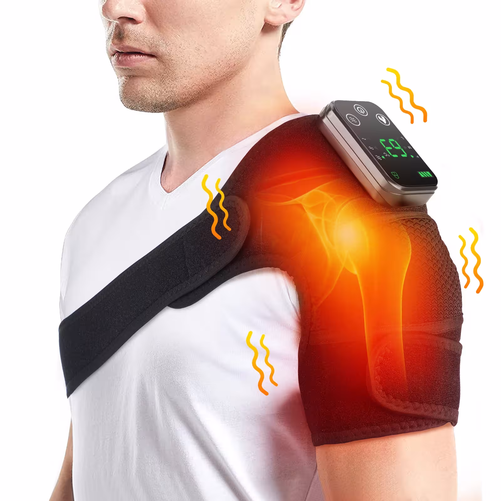 appareil de massage chauffant pour les jambes