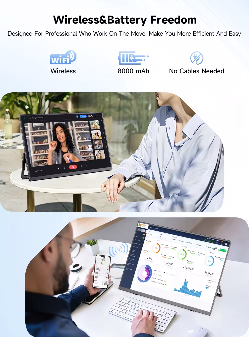 moniteur portable sans fil