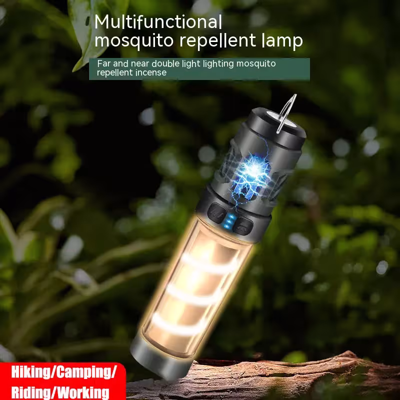 Lampada a LED multifunzione con distacco della zanzara e disturbo della pesca e del campo