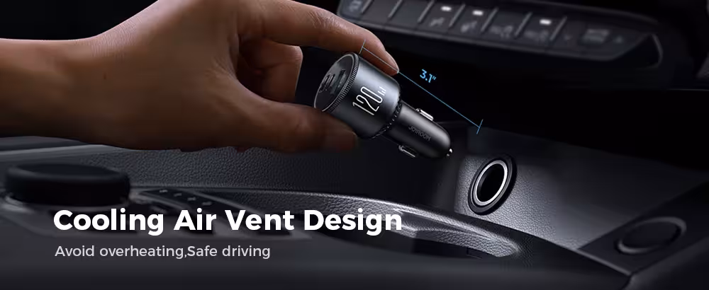 automobilinis įkroviklis USB C