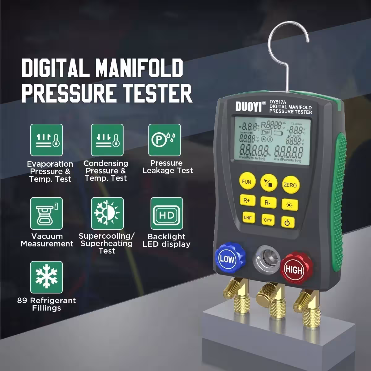 manómetro digital