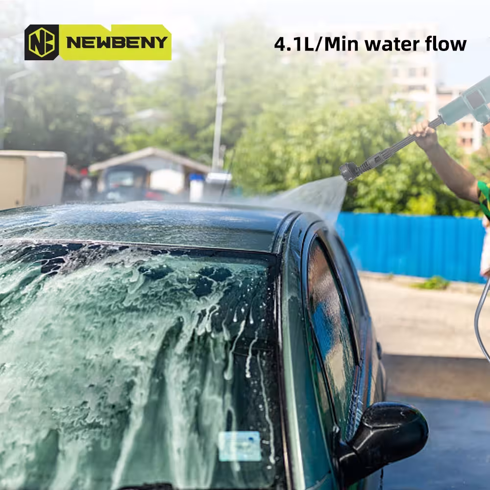 elektrinė automobilių plovimo pistoleta