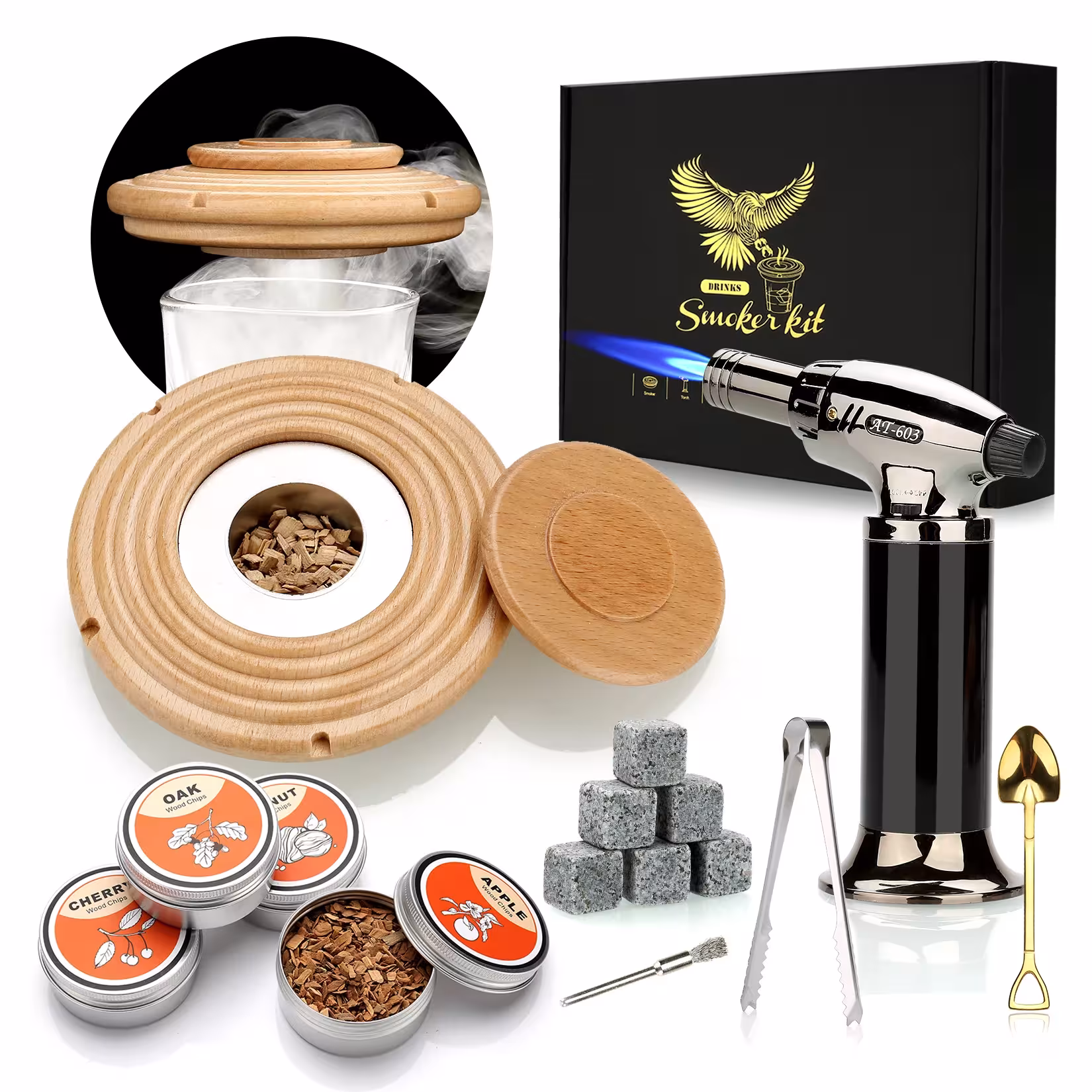 kit de ahumado de cócteles