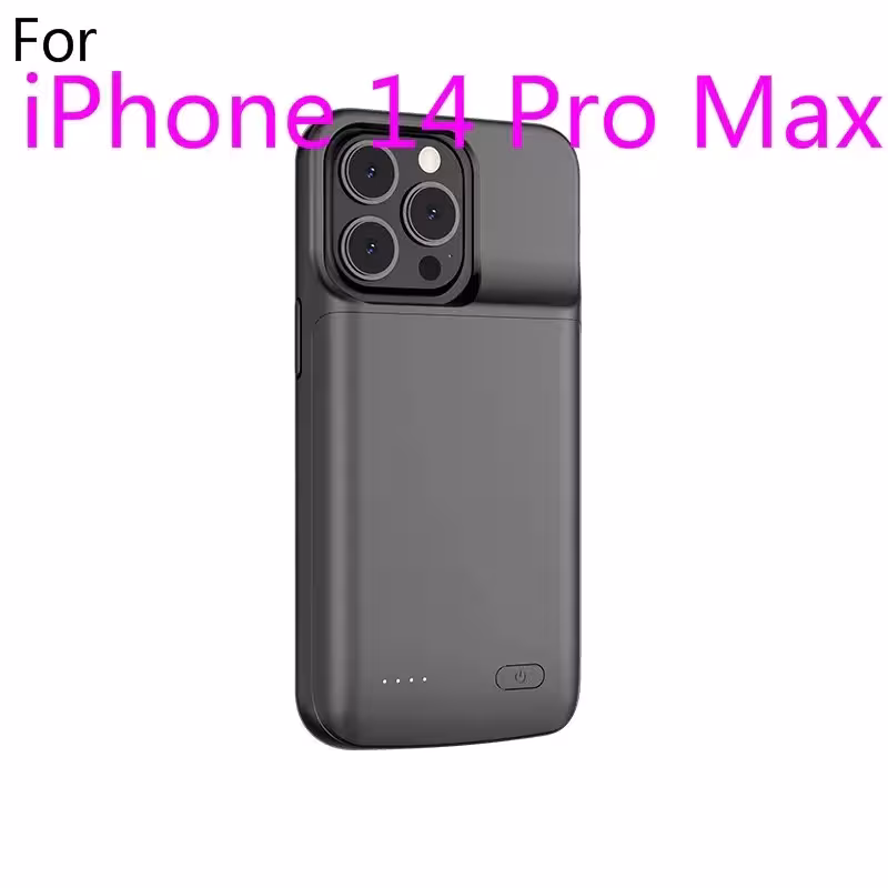 iPhone baterijos dėklas su įkrovikliu 6800mAh visems iPhone modeliams