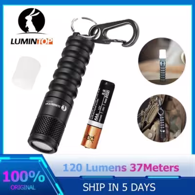 Lumintop EDC01 XP-G3 120 liumenų mini žibintuvėlis su raktų grandinėle IP68