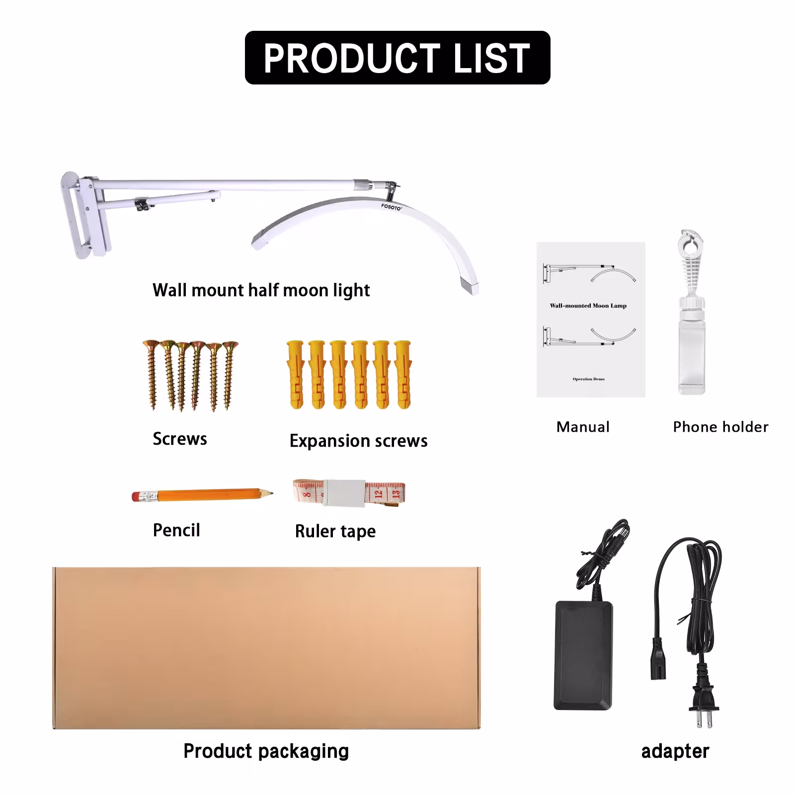 Luz de maquillaje LED para paredes