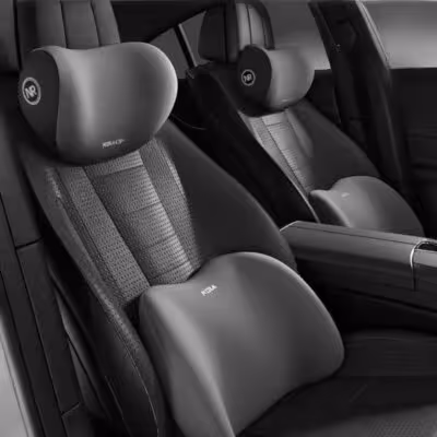Cuscino per il collo in memory foam per auto con supporto lombare