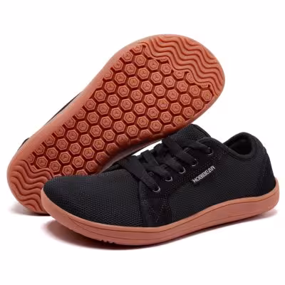 HOBIBEAR chaussures larges pour hommes pour la course et la randonnée minimalistes antidérapantes unisexe