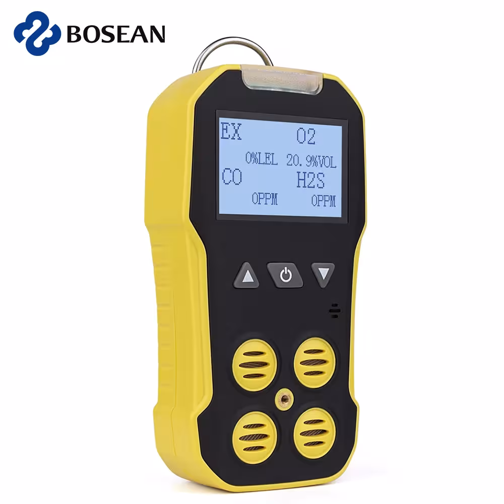 Bosean gas detector O2 H2S CO LEL 4 in 1 pipeline sensor