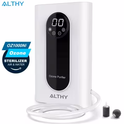 Generatore di ozono ALTHY per acqua, aria e olio, 1000 mg/h, con timer.