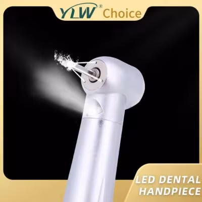Turbina dental LED de alta velocidad con 3 pulverizadores de agua y rodamientos de cerámica