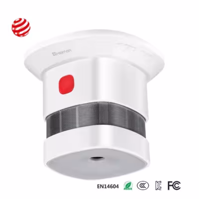 HEIMAN Zigbee Smoke Detector Smart Home 2.4GHz aukšta jautrumas saugos sensorius
