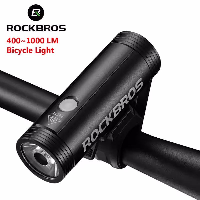 ROCKBRO Bicicletta anteriore LED USB 400- 1000 lumen ricaricabile
