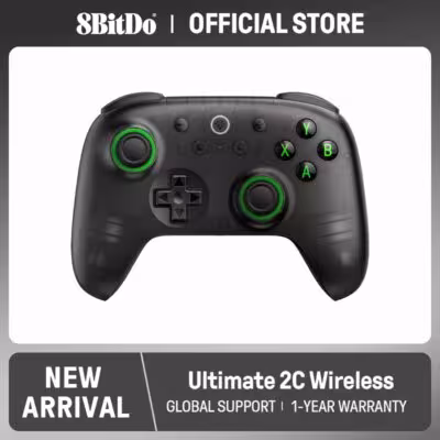 8BitDo Ultimate 2C Wireless Gaming Controller for PC, Windows 10/11, Steam Deck