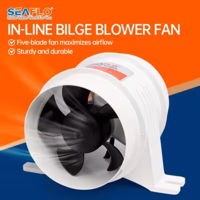 Ventilateur de salle de moteur 12V 24V DC ventilateur rétractable 3 4 pouces