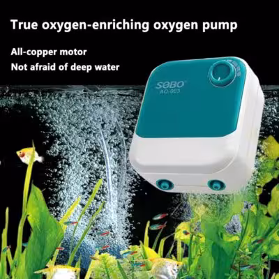 SOBO pompe à air d'aquarium 220V grand puissant aérateur volume réglable