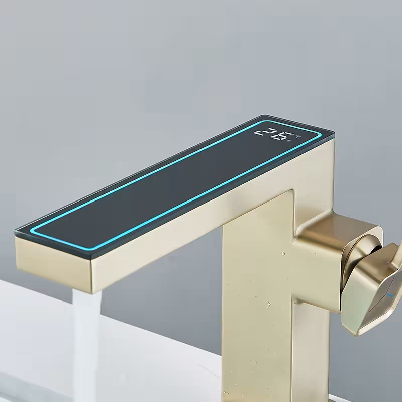 digital bathroom faucet screen