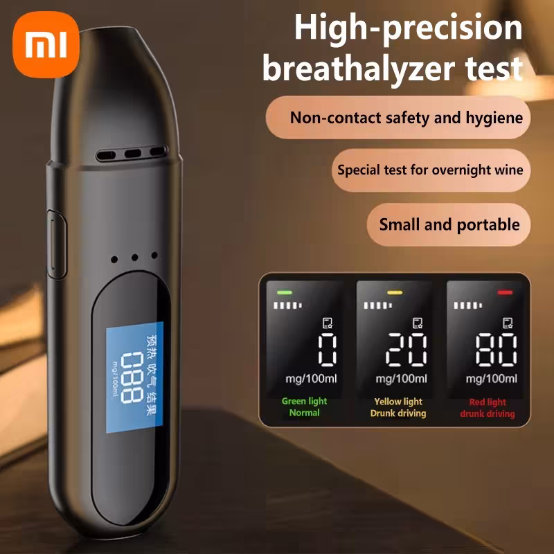 Xiaomi High Accuracy etilometro portatile con display digitale per auto