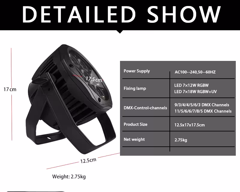 LED Par stage lighting