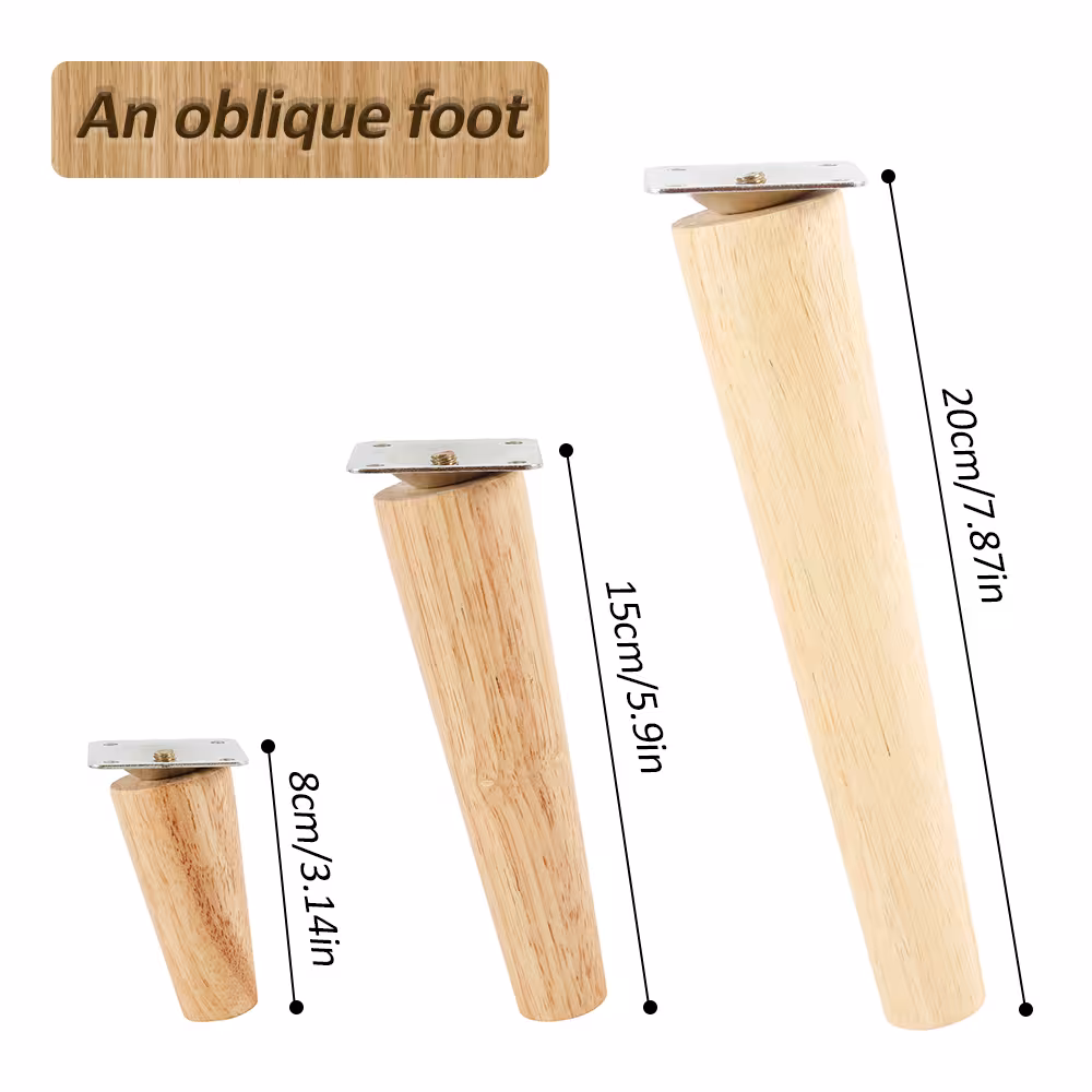 gambe mobili in legno