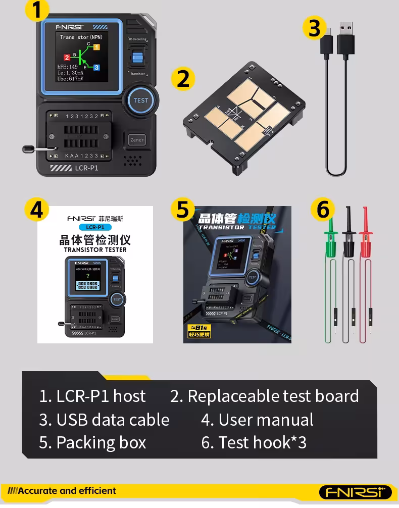 tester multimetro per transistor