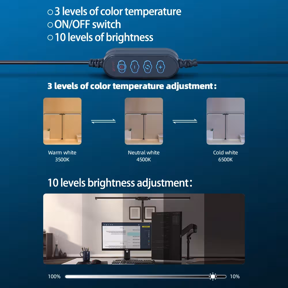 Barra de luz LED para monitor