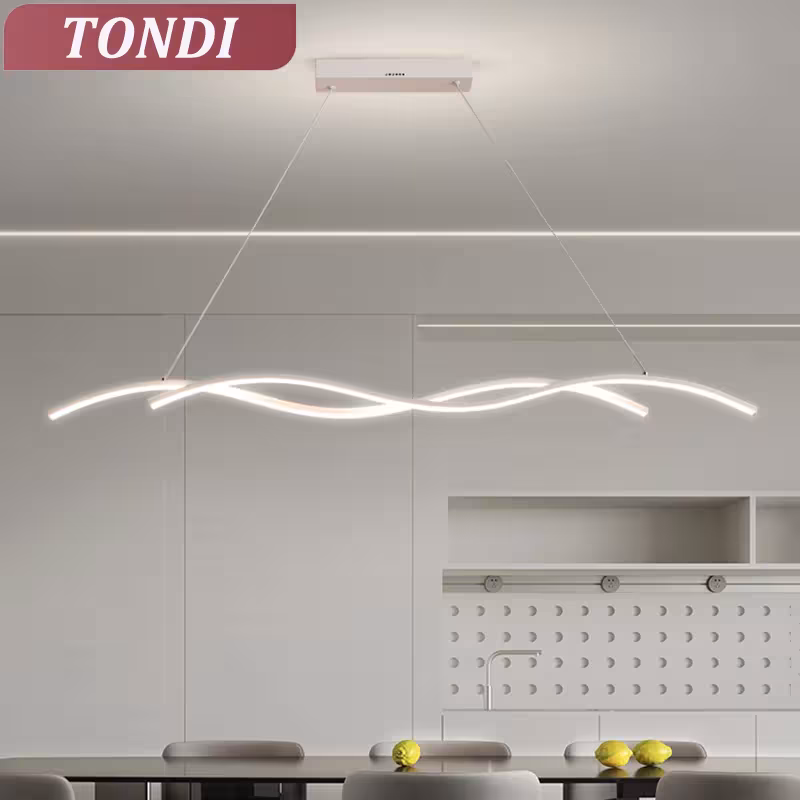 LED suspended luminaire minimalist design
